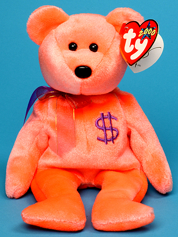 Billionaire 3 - bear - Ty Beanie Babies