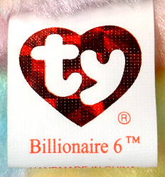 Billionaire 6 - tush tag front