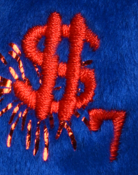 Billionaire 7 - bear - embroidered chest emblem