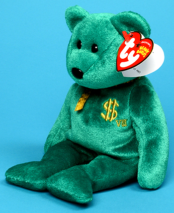 Billionaire 8 - bear - Ty Beanie Baby