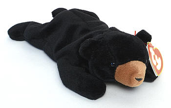 Blackie - black bear - Ty Beanie Baby