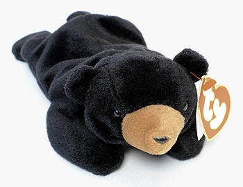 Blackie - black bear - Ty Beanie Babies