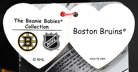 Boston Bruins - bear - Ty Beanie Babies