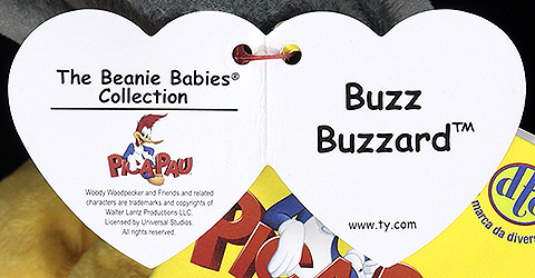 Buzz Buzzard - swing tag inside