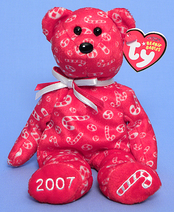 Candy Canes (red version) - bear - Ty Beanie Babies