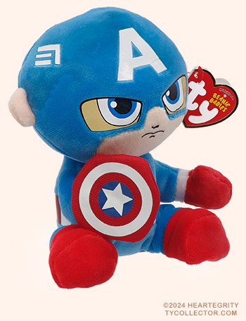 Captain America - superhero - Ty Beanie Babies