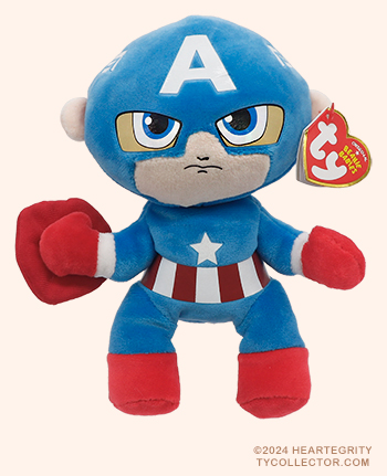 Captaion America - superhero - Ty Beanie Babies