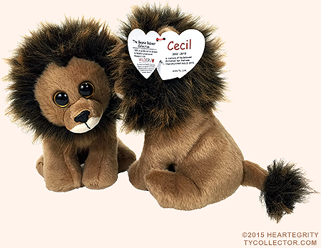 Cecil - lion - Ty Beanie Baby