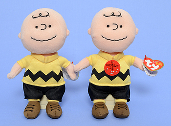 Charlie Brown (non-musical) - cartoon character boy - Ty Beanie Babies