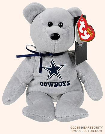 Dallas Cowboys - bear - Ty Beanie Babies