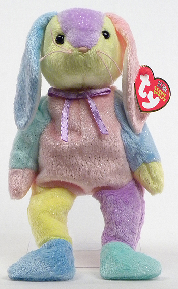 Dippy (pink chest) - bunny rabbit - Ty Beanie Babies