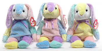Dippy - set of 3 bunny rabbits - Ty Beanie Babies
