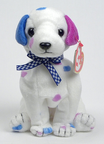 Dizzy (colored ears, colored spots) - damlatian - Ty Beanie Babies