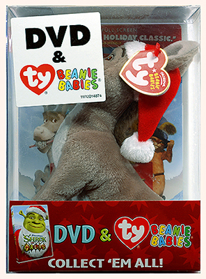 DVD movie Shrek the Halls with Donkey Beanie Baby
