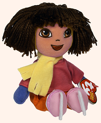 Dora (ice skating) - girl - Ty Beanie Babies