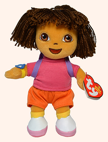 Dora (the explorer) - Girl - Ty Beanie Babies