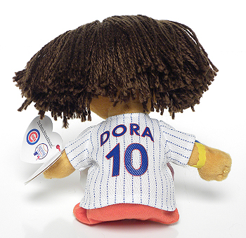 Dora (#10, Chicago Cubs esclusive, back) - girl doll - Ty Beanie Babiesn