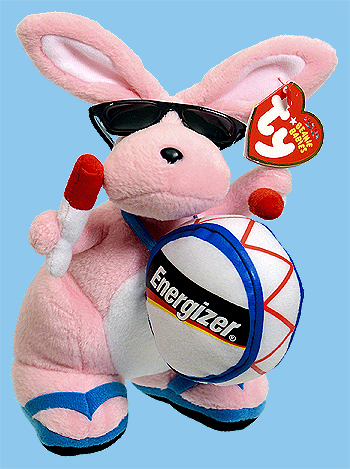 Energizer Bunny "E.B." - rabbit - Ty Beanie Babies