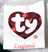England - tush tag front