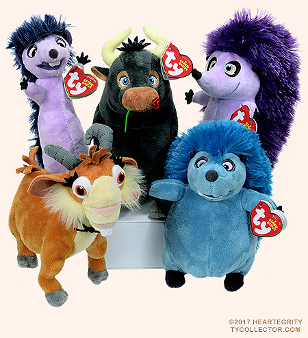 Beanie Baby characters from the 2017 movie Ferdinand