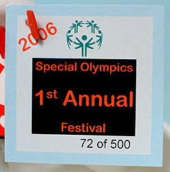 Courageous (Special Olympics Festival) - special swing tag