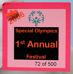 Courageously (Special Olympics Festival) - special swing tag