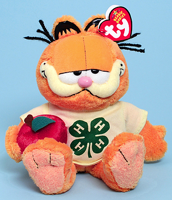 Garfield 4-H - cat - Ty Beanie Babies