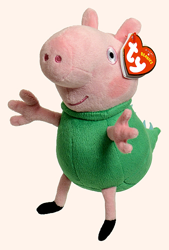 George (dinosaur costume) - pig - Ty Beanie Babies