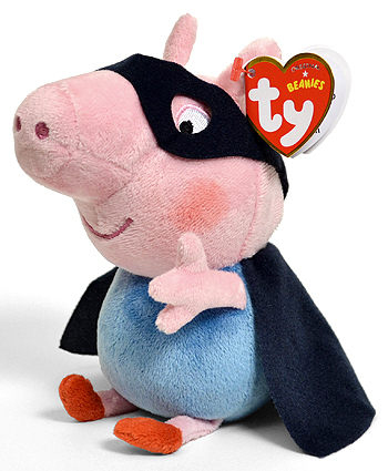 George Super Hero - pig - Ty Beanie Baby