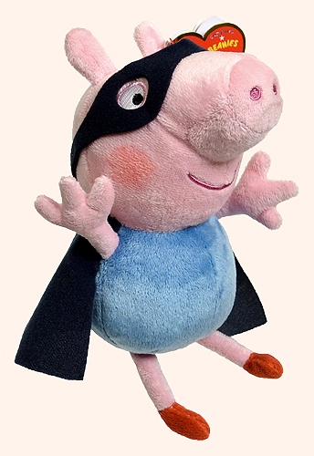 George Super Hero - pig - Ty Beanie Babies