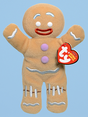 Gingy - gingerbread man - Ty Beanie Babies