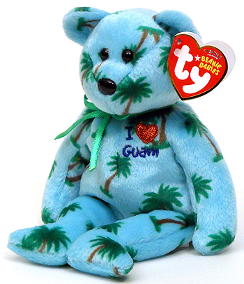 Guam - bear -  Ty Beanie Babies