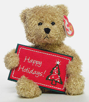 Happy Holidays - Bear - Ty Beanie Babies