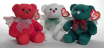 Hark Angel Bear trio - Ty Beanie Babies