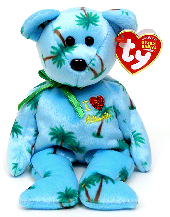 Hawaii - bear - Ty Beanie Babies