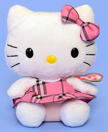 Hello Kitty (Tartan plaid) cat - Ty Beanie Babies