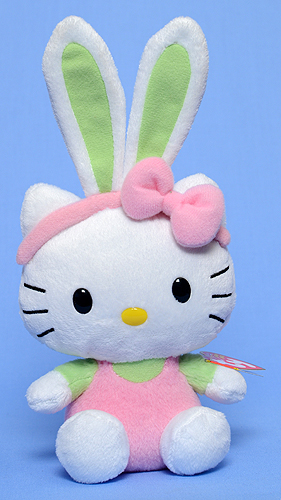 Hello Kitty (bunny green ears) - Rabbit - Ty Beanie Babies