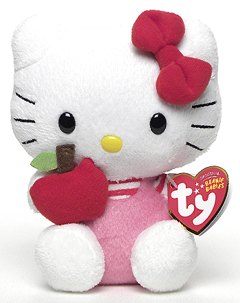 Hello Kitty (red apple) - cat - Ty Beanie Babies