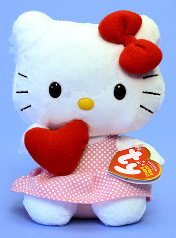Hello Kitty (Red heart) - Cat - Ty Beanie Babies
