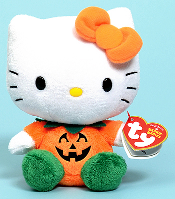 Hello Kitty (pumpkin) - cat - Ty Beanie Babies