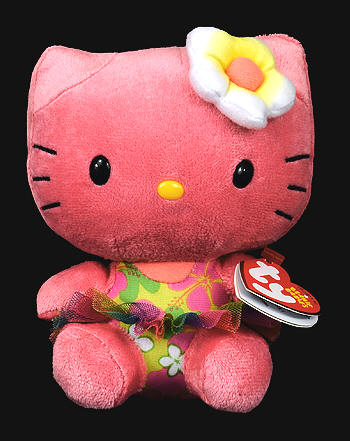 Hello Kitty (rose) - cat - Ty Beanie Babies