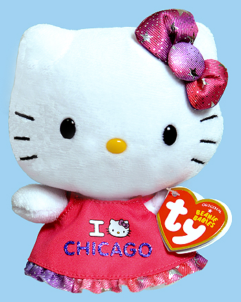 Hello Kitty (Chicago) - cat - Ty Beanie Babies