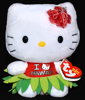 Hello Kitty (Hawaii) - cat - Ty Beanie Babies