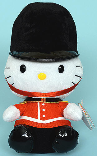 Hello Kitty (London Guard) - cat - Ty Beanie Babies