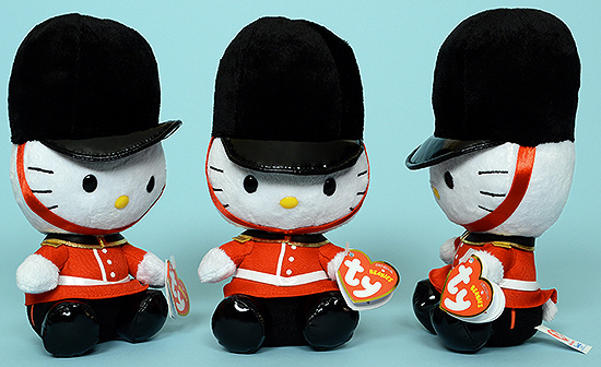 Hello Kitty (London Guard) - cat - Ty Beanie Babies
