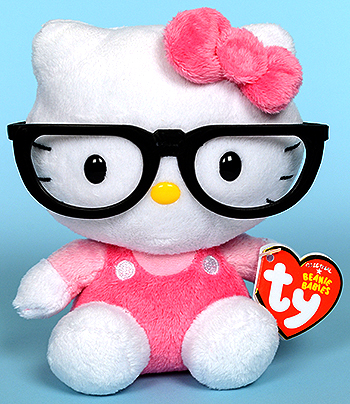 Hello Kitty (nerd) - cat - Ty Beanie Babies