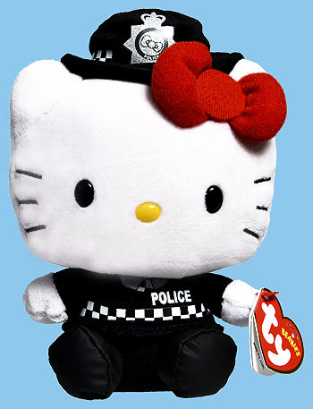 Hello Kitty (police) - cat - Ty Beanie Babies