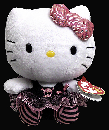 Hello Kitty (punk rock dress) - cat - Ty Beanie Babies