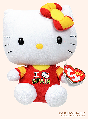 Hello Kitty (Spain) - cat - Ty Beanie Babies