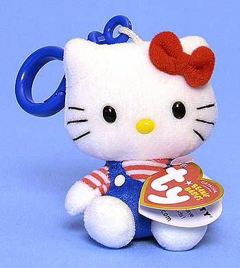Hello Kitty (USA, key-clip) - Cat - Ty Beanie Babies